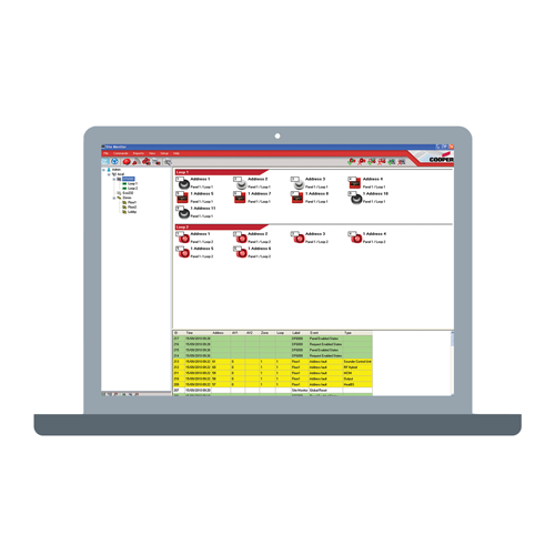Cooper EF-SITEMONITOR Yangın Sistemi İzleme ve Kontrol Yazılımı