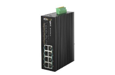 SP3012FM-L2(V2) 8 GE + 4 SFP 2.5 GE L2 Managed Endüstriyel PoE Switch