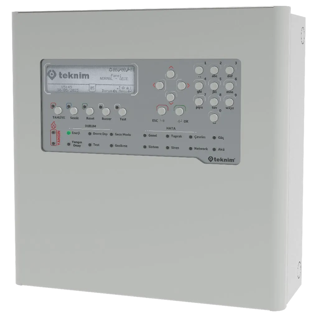 Teknim TFP-2214 Akıllı Adresli Yangın Alarm Paneli