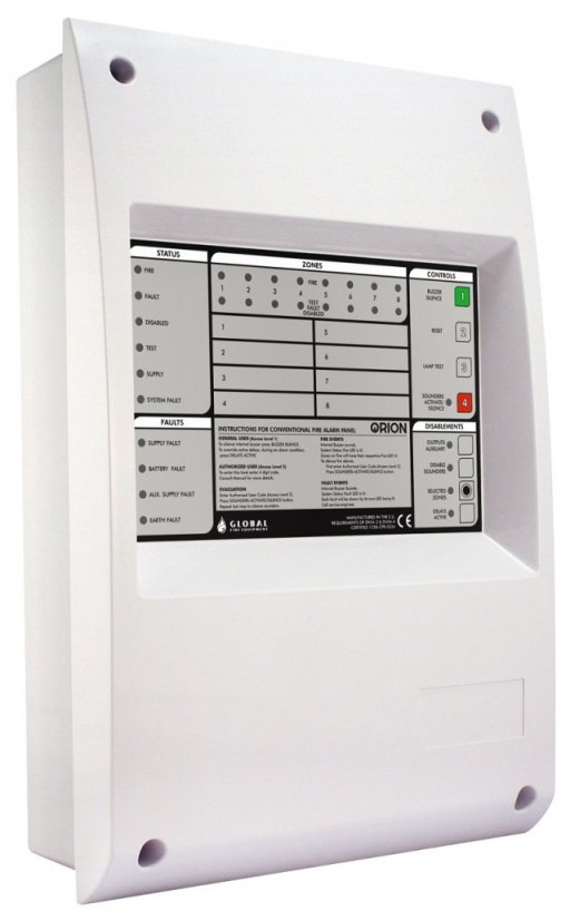 Global Fire ORION 4-8 Zon Yangın Alarm Paneli
