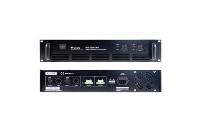 WA-2500TMA - 100V - 8 Ohm 2x500 Watt Power Amfi