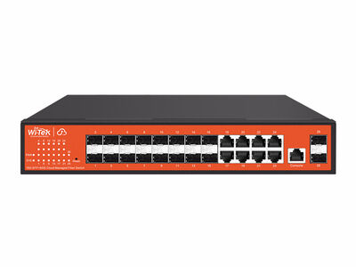 WI-CGS5026 18SFP+8GE 802.3af/at Cloud L2 Managed Fiber Aggregation Switch
