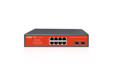 WI-PCES310GF - 8GE+2SFP Cloud Managed PoE Switch