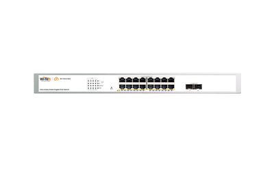 WI-PCES318GF V2 16*10/100/1000Mbps RJ45 Ports 2*1000Mbps SFP Port Cloud Easy Smart PoE Switch
