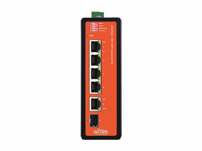 WI-PS206GF-I - 4FE+1GE+1SFP Fiber Uplink Endüstriyel PoE Switch