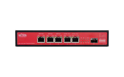 WI-PS306GF-UPS-15A V2 5*1000Mbps +1*1000Mbsp SFP Uplink 120W Solar PoE Switch