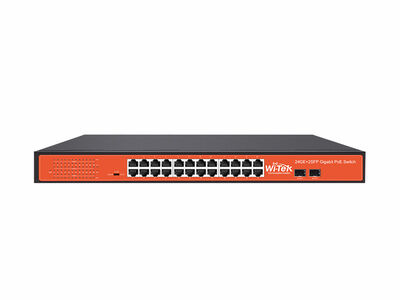 WI-PS326GF - 24GE+2SFP+400W PoE Switch