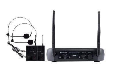 WM-102T 1 Receiver+ 2 Lavalier(Yaka) Mikrofon Seti