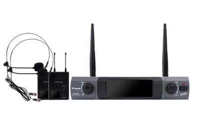 WM-202T 1 Receiver+ 2 Lavalier(Yaka) Mikrofon Seti