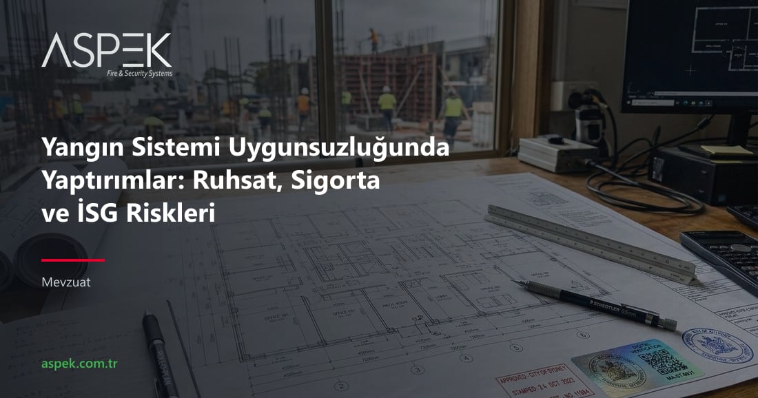 Yangın Sistemi Uygunsuzluğunda Yaptırımlar: Ruhsat, Sigorta ve İSG Riskleri