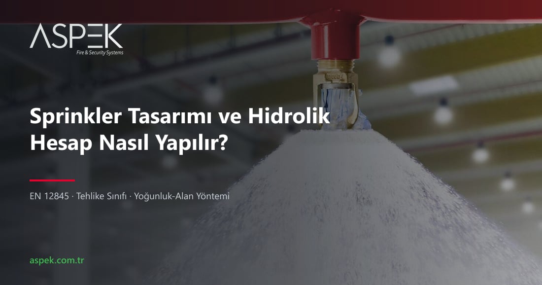 Sprinkler Tasarımı ve Hidrolik Hesap Nasıl Yapılır?