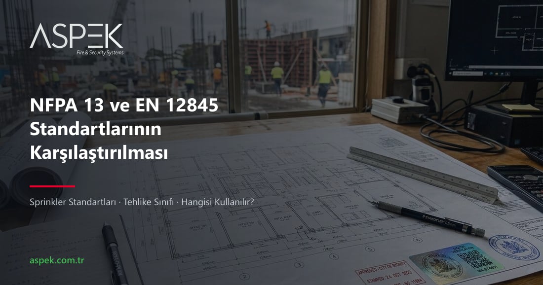 NFPA 13 ve EN 12845 Standartlarının Karşılaştırılması